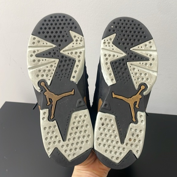 Nike Air Jordan 6 Retro DMP Black Gold 13 little kids 2020 release CT4965-007 - Picture 12 of 14